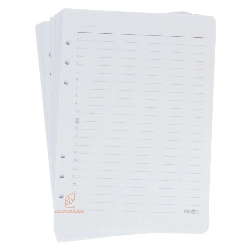 یدک یادداشت بزرگ خط دار 6 سوراخ قالب سیلیکونی دفتر سلنا (4)