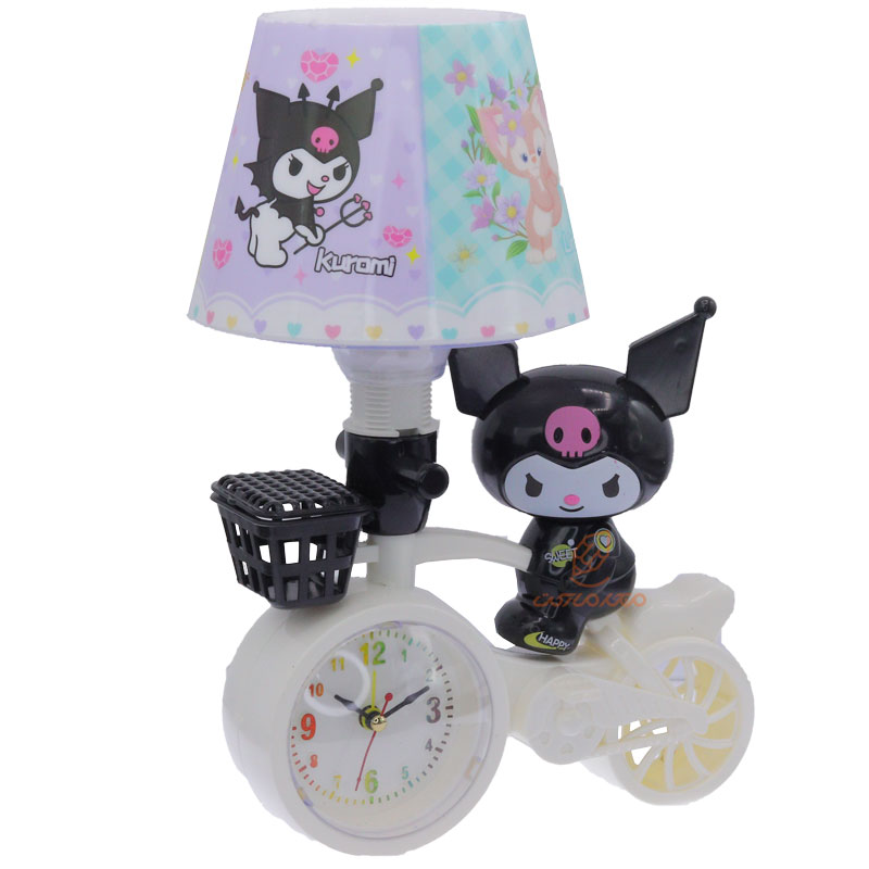 چراغ مطالعه+ساعت رومیزی فانتزی 9011 خفاش سیاه