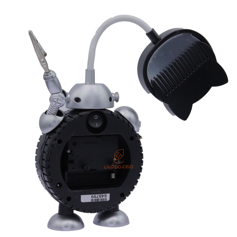 چراغ مطالعه+ساعت رومیزی فانتزی 1051 آدم آهنی (3)