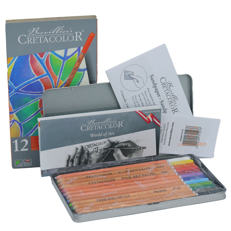 مداد پاستل 12 رنگ کرتاکالر مدل47012 (4)