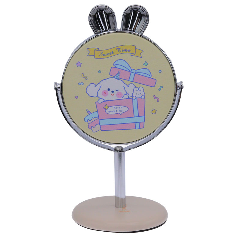 آینه پایه دار طرح خرگوش و کادو 2198