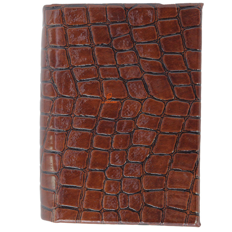 سالنامه (سررسید) جیبی 1403 پوست ماری قهوه ای کد 2 عرش (2)