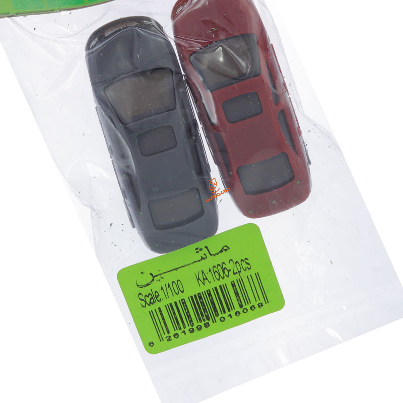 ماکت ماشین 2 عددی (مشکی-قرمز) کومه (4)