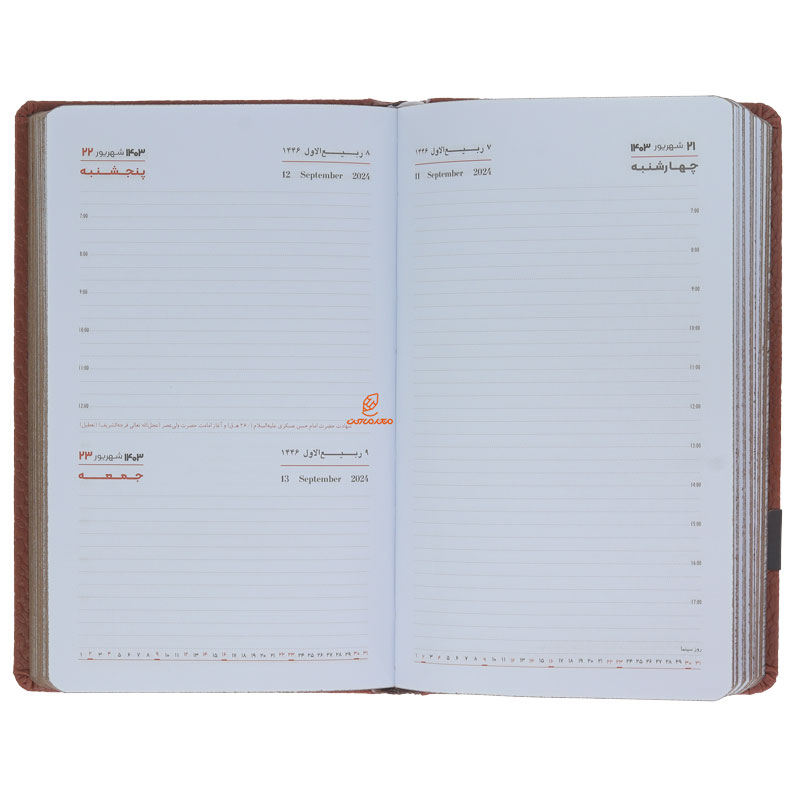 سالنامه (سررسید) 1403 اروپایی جنرال عسلی عرش (1)