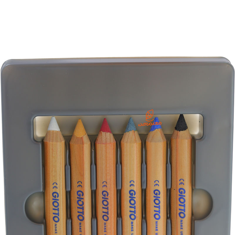 مداد گریم 6 رنگ مدل براق 470200 جیوتو GIOTTO (1)