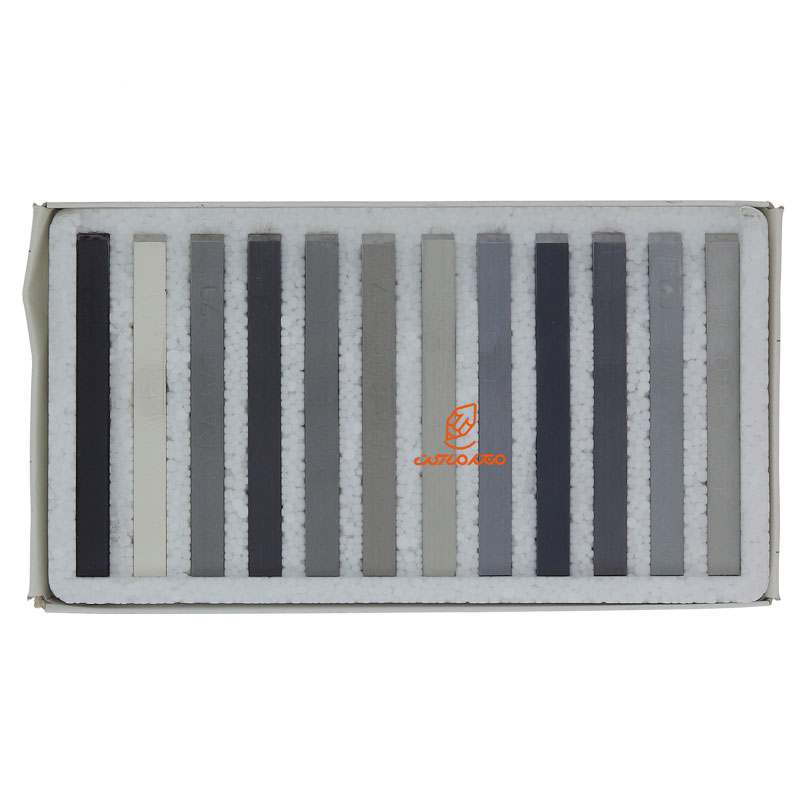 پاستل گچی 12 رنگ سری سفید و مشکی مدل POLYCRAYONS لیرا LYRA (5)