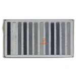 پاستل گچی 12 رنگ سری سفید و مشکی مدل POLYCRAYONS لیرا LYRA (5)