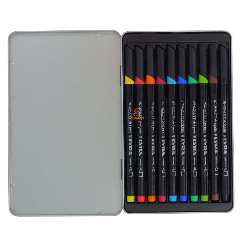 ماژیک طراحی حرفه ای 10 رنگ مدل ART PEN لیرا LYRA (4)