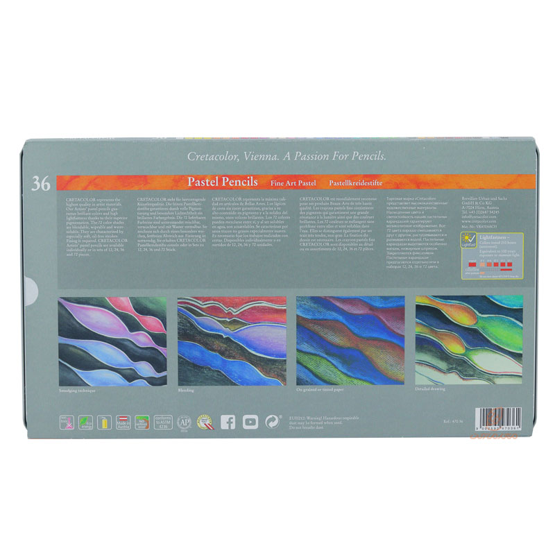 مداد پاستل 36 رنگ کرتاکالر مدل47036 (2)