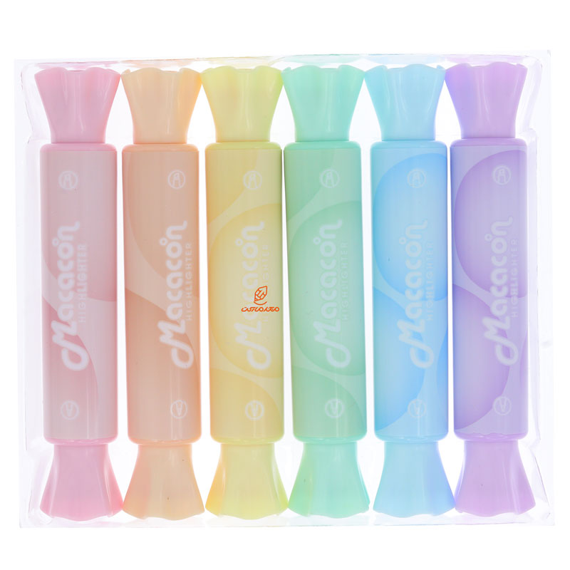 ماژیک علامت گذار 6 رنگ فانتزی طرح شکلات 804 MACAROIN (5)