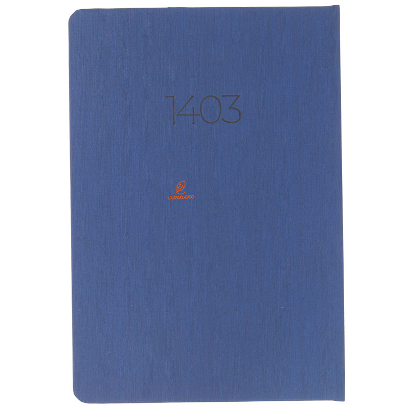 سالنامه (سررسید) 1403 وزیری جلد گالینگور سرمه ای دات نوت Dotnote