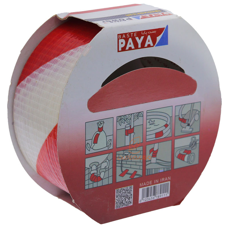 چسب برزنتی قرمز پهن بست پایا (2)