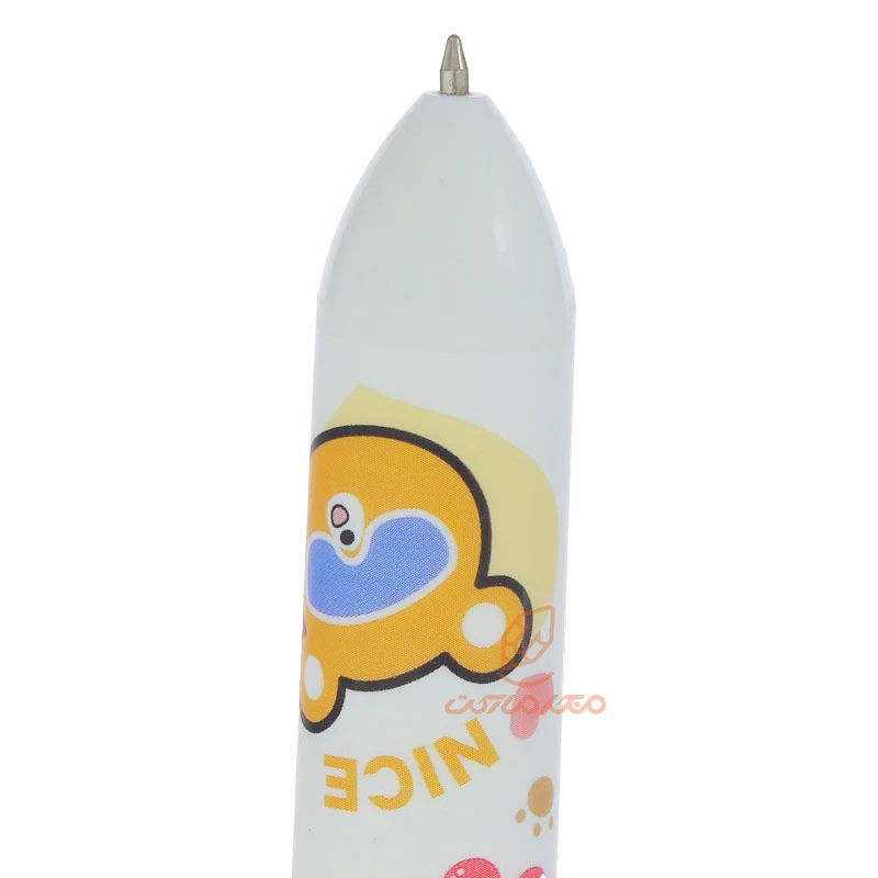 خودکار 10 رنگ فانتزی کریستالی خرس سفید 15239 (4)