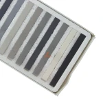 پاستل گچی 12 رنگ سری سفید و مشکی مدل POLYCRAYONS لیرا LYRA (1)