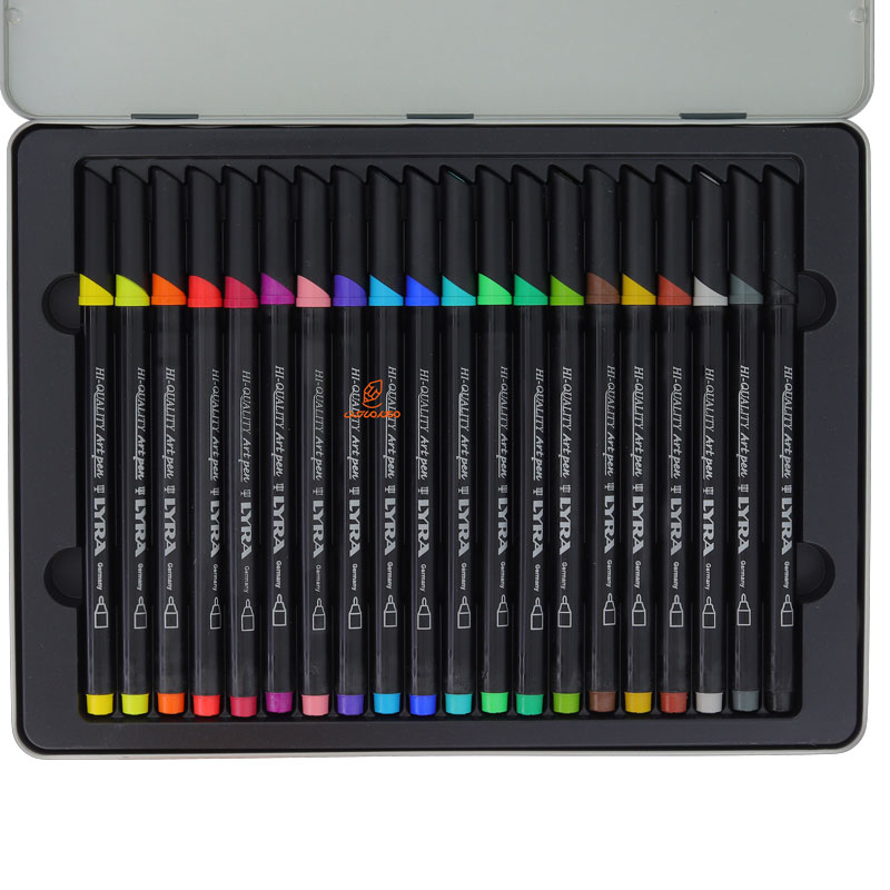 ماژیک طراحی حرفه ای 20 رنگ مدل ART PEN لیرا LYRA (1)