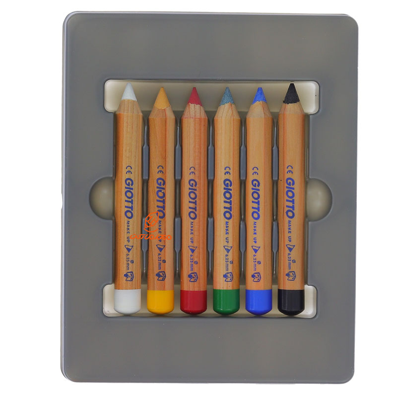 مداد گریم 6 رنگ مدل براق 470200 جیوتو GIOTTO (5)