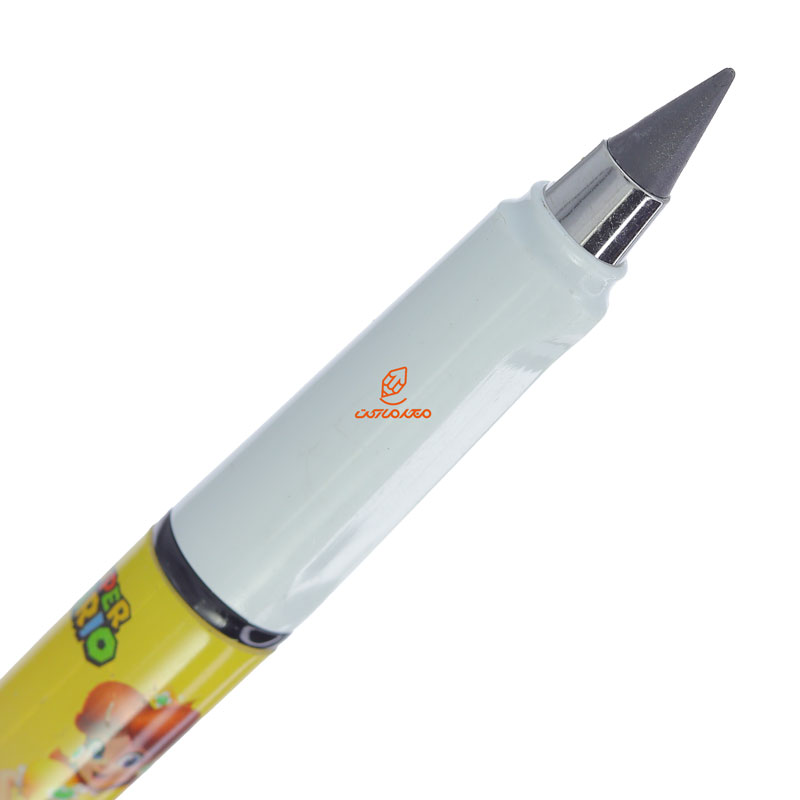 مداد بی نهایت مدل آکواریومی بدنه زرد SUPER MARIO (5)