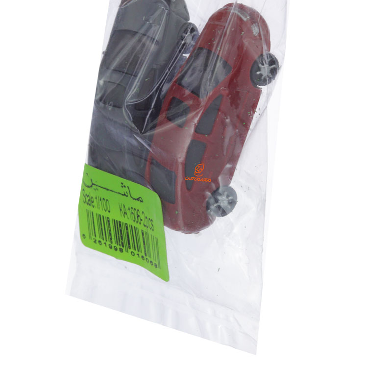 ماکت ماشین 2 عددی (مشکی-قرمز) کومه (1)