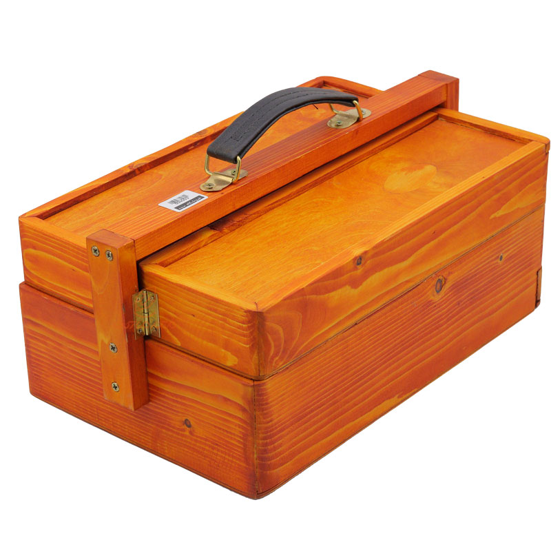 جعبه رنگ و ابزار سه طبقه چوبی (2)