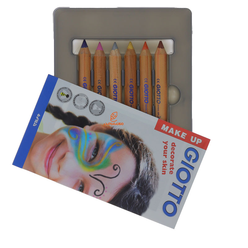 مداد گریم 6 رنگ مدل براق 470800 جیوتو GIOTTO (4)