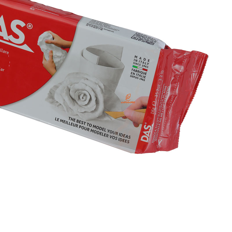 خمیر مجسمه سازی 1000 گرمی سفید داس DAS (5)