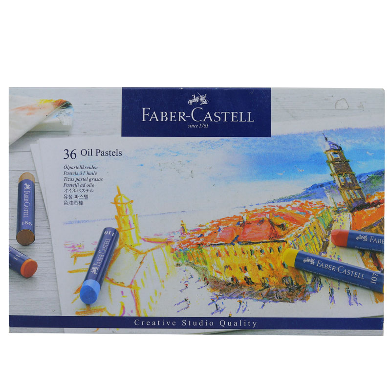 پاستل روغنی 36 رنگ فابرکاستل FABERCASTELL