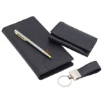 ست مدیریتی 4 تکه (کیف پالتوی+کیف پول، خودکار+جالیدی) چرم کد 74 عرش (3)