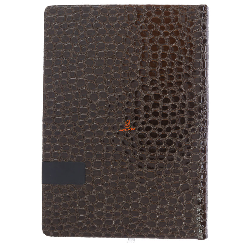 سالنامه (سررسید) 1403 وزیری طرح چرم قهوه ای عرش