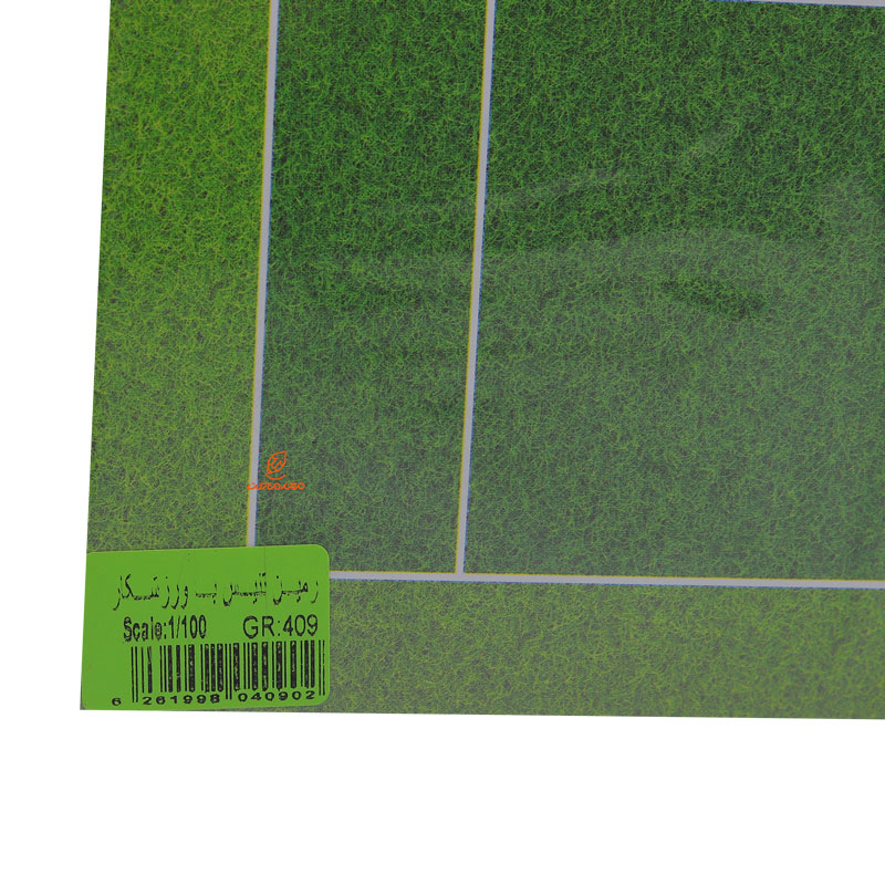 زمین تنیس با ورزشکار کومه (1)