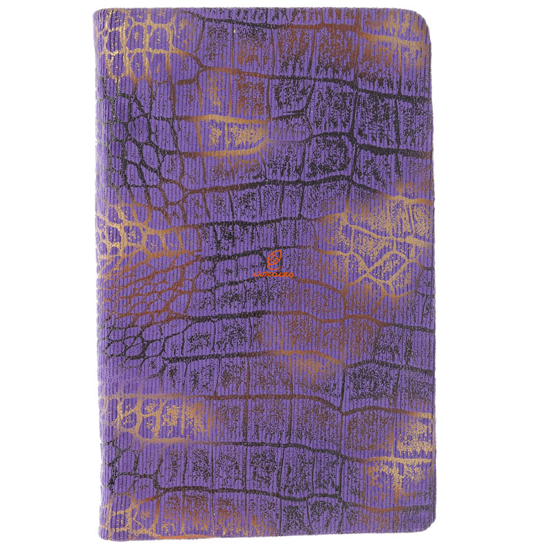 سالنامه (سررسید) 1403 اروپایی مخملی جلد بنفش عرش (3)