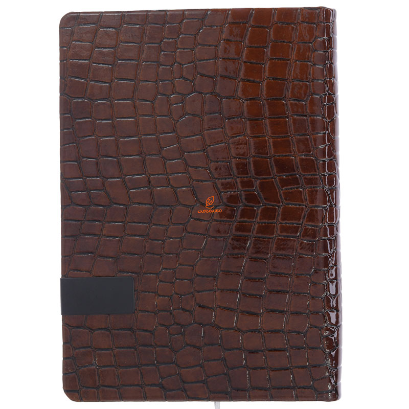 سالنامه (سررسید) 1403 وزیری طرح سنگ قهوه ای عرش