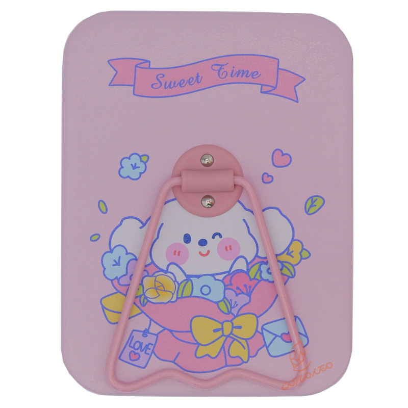 آینه رومیزی فانتزی صورتی مدل ZT185 (2)