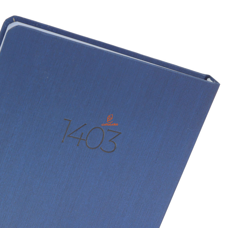 سالنامه (سررسید) 1403 وزیری جلد گالینگور سرمه ای دات نوت Dotnote (4)