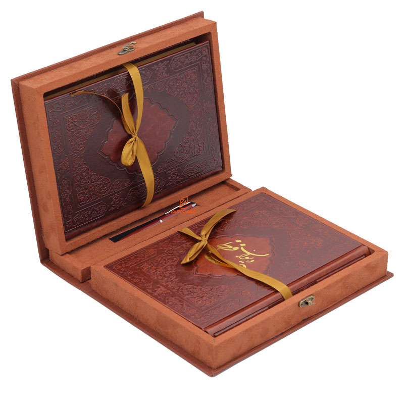 ست سه تکه حافظ+سالنامه لوکس+خودکار عرش (4)