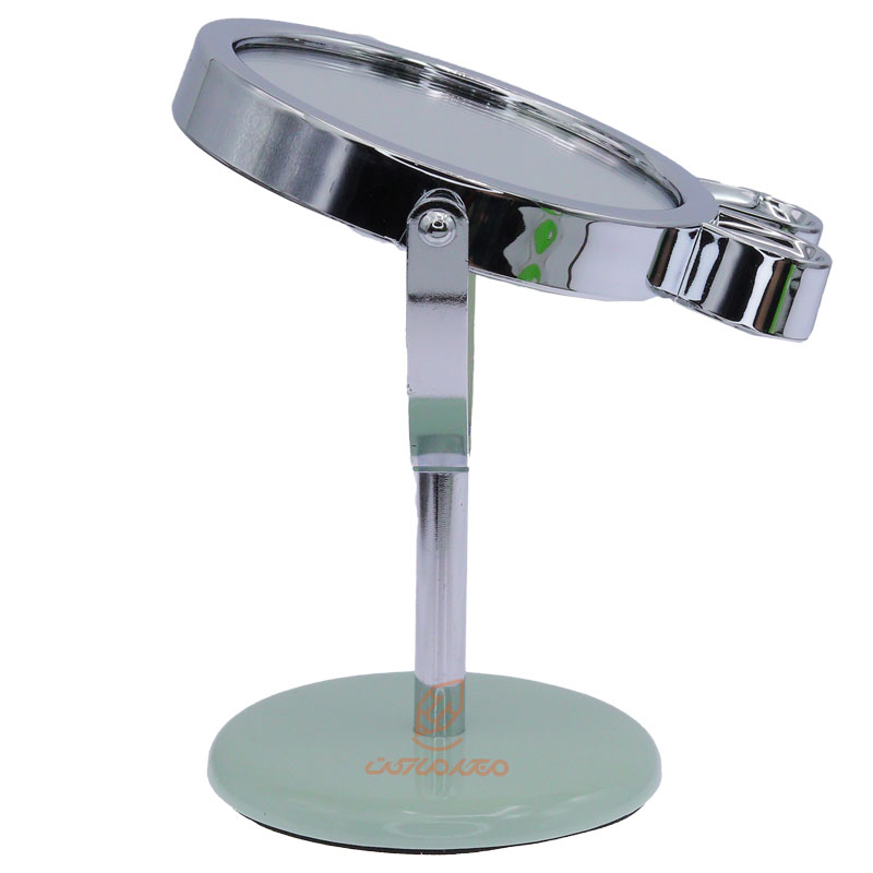 آینه پایه دار طرح خرگوش و گل سبز 2199 (2)