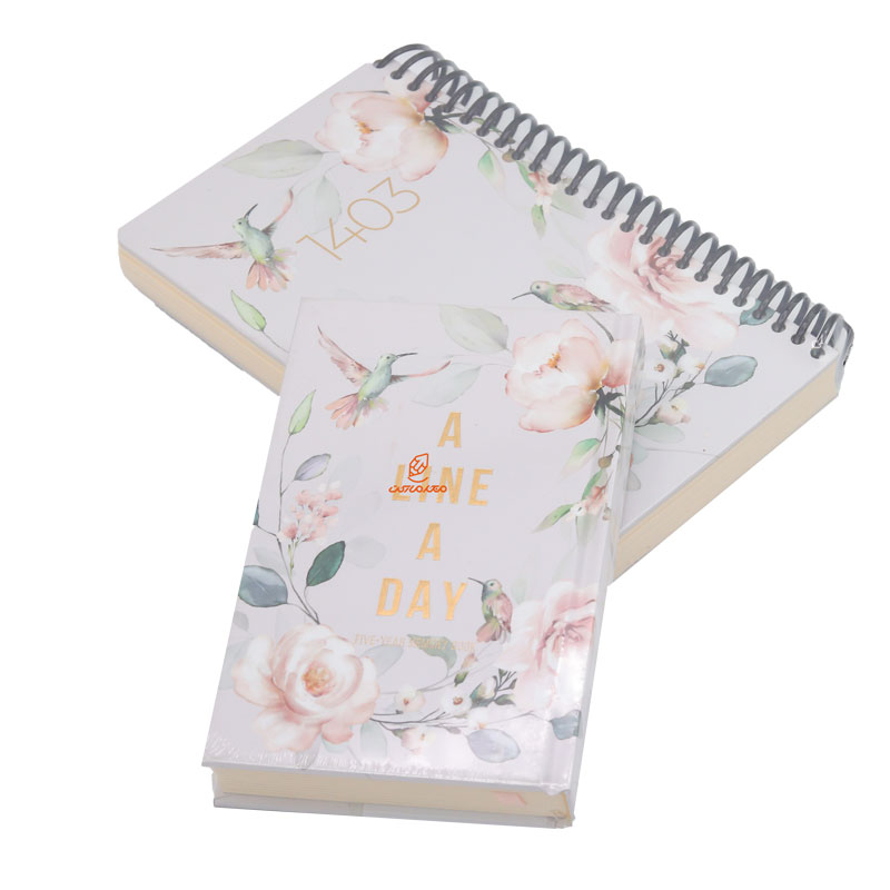 ست سالنامه 1403 و یادداشت طرح گل و پرنده دات نوت Dotnote (5)