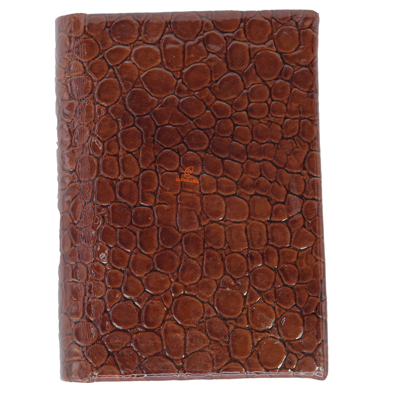 سالنامه (سررسید) جیبی 1403 پوست ماری قهوه ای کد 3 عرش (2)