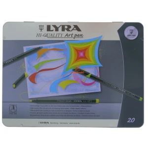 ماژیک طراحی حرفه ای 20 رنگ مدل ART PEN لیرا LYRA