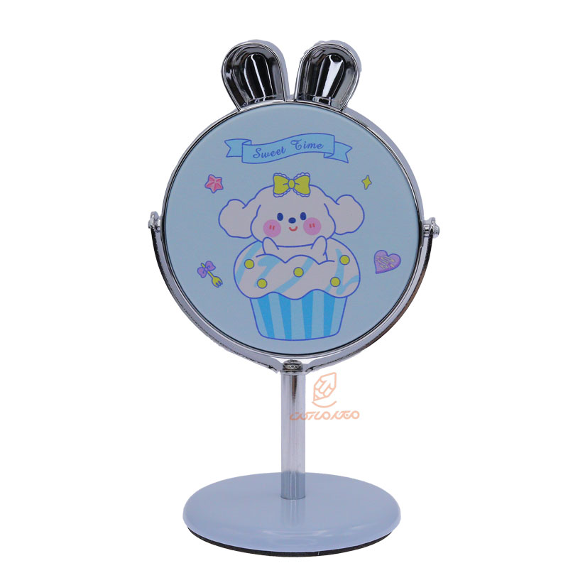 آینه پایه دار طرح پاپ کورن و خرگوش 2198 (1)