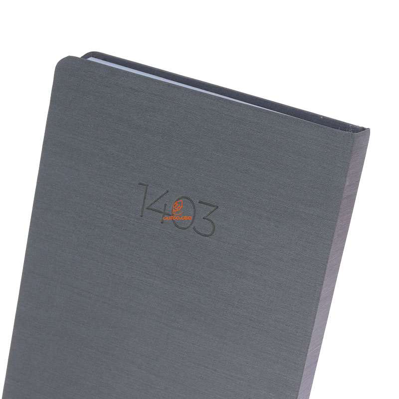 سالنامه (سررسید) 1403 وزیری جلد گالینگور طوسی دات نوت Dotnote (1)