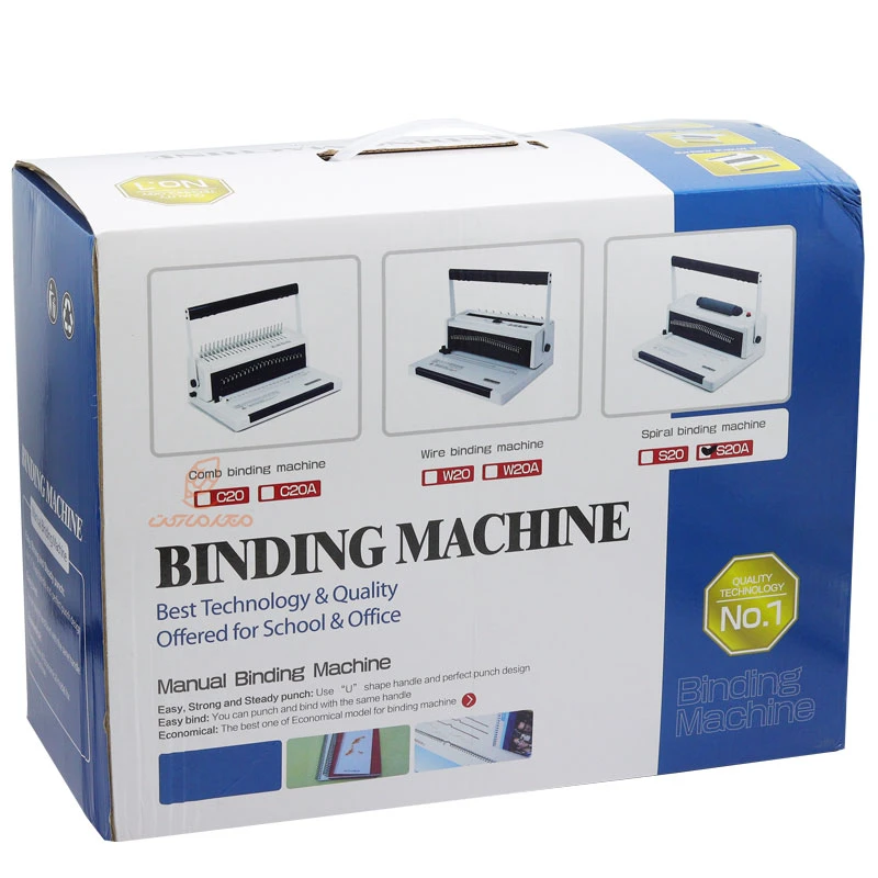 دستگاه صحافی (فنر زن) مارپیچ کیوپا مدل S-20A (7)