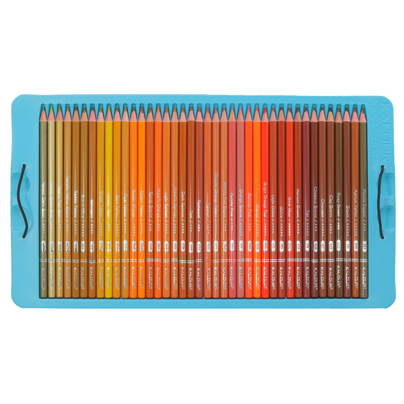 مدادرنگی 520 رنگ جعبه فلزی کالور KALOUR