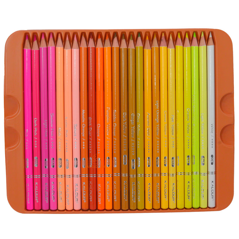 مدادرنگی 120 رنگ جعبه فلزی کالور KALOUR (6)