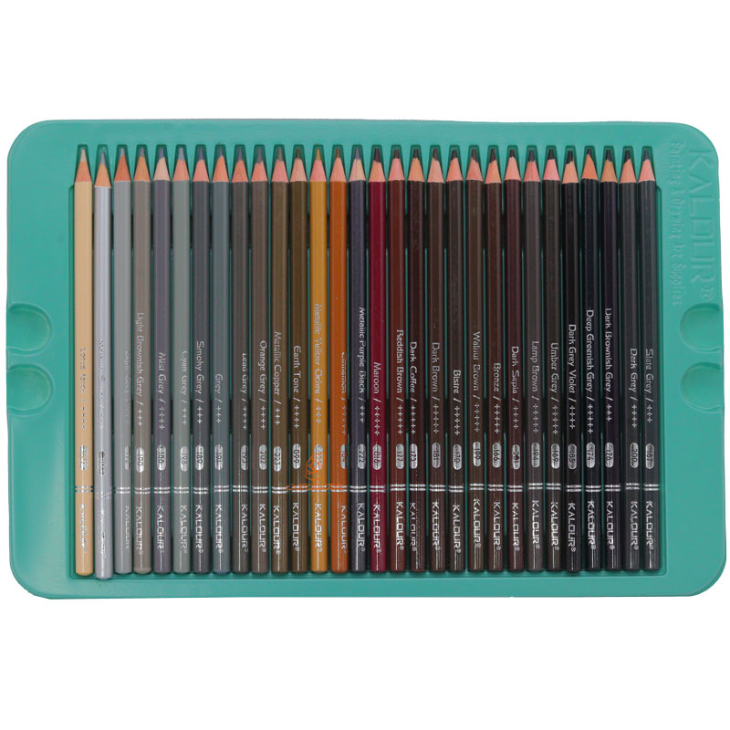 مدادرنگی 240 رنگ جعبه فلزی کالور KALOUR (6)