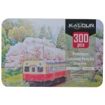 مدادرنگی 300 رنگ جعبه فلزی کالور KALOUR (1)