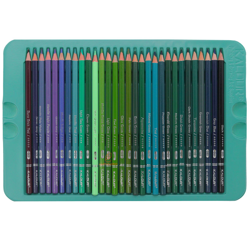 مدادرنگی 240 رنگ جعبه فلزی کالور KALOUR (7)