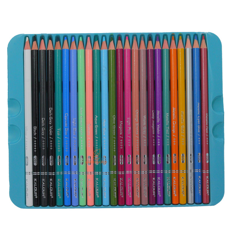 مدادرنگی 72 رنگ جعبه فلزی کالور KALOUR (7)