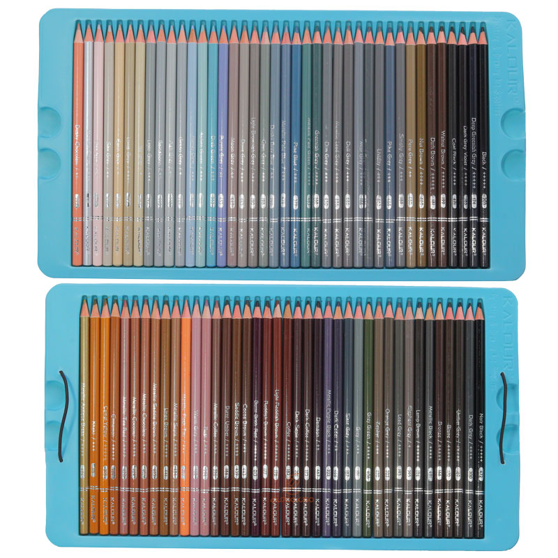 مدادرنگی 520 رنگ جعبه فلزی کالور KALOUR