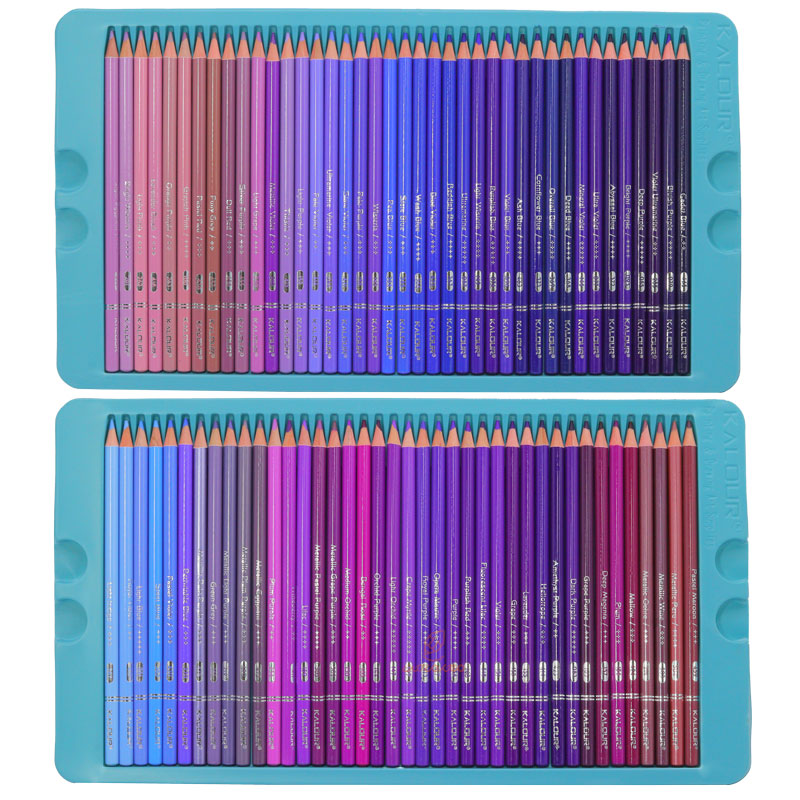 مدادرنگی 520 رنگ جعبه فلزی کالور KALOUR