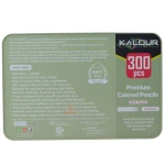 مدادرنگی 300 رنگ جعبه فلزی کالور KALOUR (3)